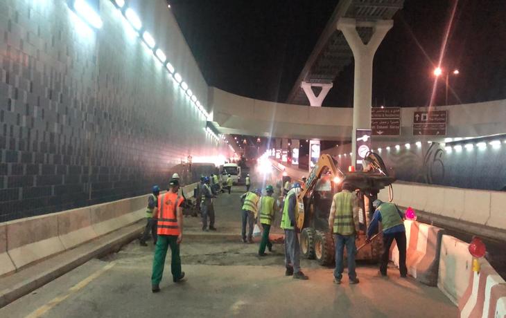 Nakheel - Reinstatement of Damaged Asphalt at Spine Underpass at Palm Jumeirah
